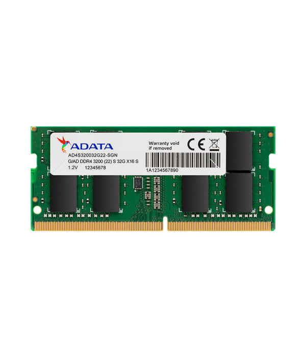 ADATA 32GB DDR4 3200MHz SO-DIMM | Laptop Memory Module | CL22 | 1.2V | 32GX8 High-Density RAM Upgrade