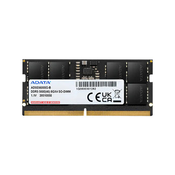 ADATA 8GB DDR5 5600MHz SO-DIMM Laptop Memory Module – AD5S56008G-S - Orinokia Tech