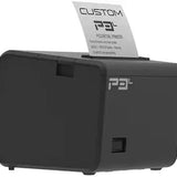 CUSTOM P3L Thermal Receipt Printer | USB, Serial & Ethernet | 203 DPI | Supports 1D & 2D Barcodes (UPC, EAN, CODE39, CODE128, PDF417, QRCode, Data Matrix) CUSTOM