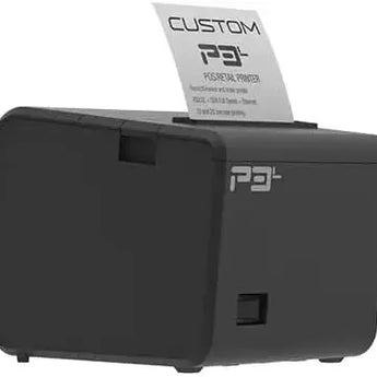 CUSTOM P3L Thermal Receipt Printer | USB, Serial & Ethernet | 203 DPI | Supports 1D & 2D Barcodes (UPC, EAN, CODE39, CODE128, PDF417, QRCode, Data Matrix) CUSTOM