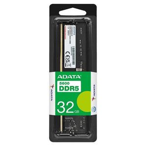 ADATA 32GB DDR5 5600 UDIMM RAM for Desktop PCs – 1.1V High-Speed Memory (AD5U560032G-S) ADATA