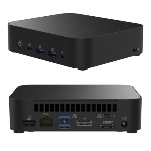 ASUS NUC 14 Essential Kit RNUC14MNK | Intel Core N Series | Up to 64GB DDR5 | 512GB / 1TB SSD | 3x 4K Display | Wi-Fi 6E | Barebone Mini PC