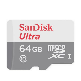 SanDisk Ultra 64GB MicroSDXC Card with Adapter – UHS-I C10, Up to 100MB/s, Android Compatible, High-Speed Memory Card SanDisk