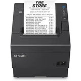 Epson TM-T88VII (112) Direct Thermal POS Printer, USB and Ethernet, 180 x 180 DPI, 500 mm/sec, Black EPSON