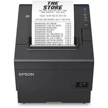 Epson TM-T88VII (112) Direct Thermal POS Printer, USB and Ethernet, 180 x 180 DPI, 500 mm/sec, Black EPSON