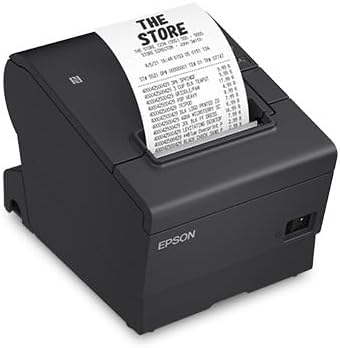 Impresora Térmica POS Ethernet & USB Epson TM-T88VII OmniLink Single-Station Thermal Receipt Printer C31CJ57052