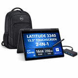 Dell Latitude 3340 2-in-1 Touch Laptop 13.3" FHD – Intel Core i5-1335U, 16GB RAM, 256GB SSD, Windows 11 Pro, Iris Xe, Wi-Fi 6, Convertible with Backpack & USB Hub DELL