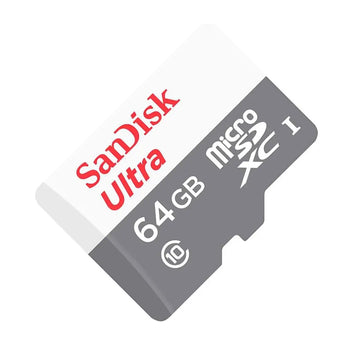 SanDisk Ultra 64GB MicroSDXC Card with Adapter – UHS-I C10, Up to 100MB/s, Android Compatible, High-Speed Memory Card SanDisk