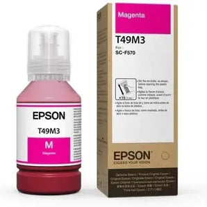 Epson T49M Magenta Sublimation Ink Bottle – 140mL Genuine Epson Dye-Sublimation Ink for SureColor F170 & F570 Printers Orinokia Tech
