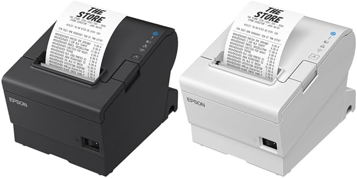Impresora Térmica POS Ethernet & USB Epson TM-T88VII OmniLink Single-Station Thermal Receipt Printer C31CJ57052