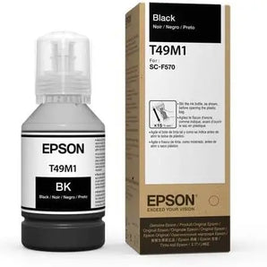 Epson T49M Black Sublimation Ink Bottle – 140mL Genuine Epson Dye-Sublimation Ink for SureColor F170 & F570 Printers Orinokia Tech