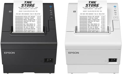 Impresora Térmica POS Ethernet & USB Epson TM-T88VII OmniLink Single-Station Thermal Receipt Printer C31CJ57052