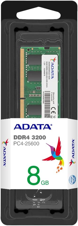 ADATA 8GB DDR4 3600MHz SO-DIMM Laptop Memory Module – AD4S32008G22-SGN