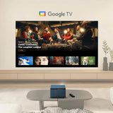 ViewSonic LX60HD 1080p Portable LED Projector with Google TV – Auto Focus, Wi-Fi, Bluetooth, Keystone Correction for Home Theater ViewSonic