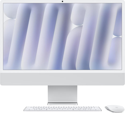 Apple iMac 24” M4 (10-Core CPU, 10-Core GPU) 16GB RAM, 512GB SSD – All-in-One Desktop (MWUV3LL/A)