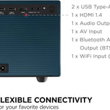 ViewSonic LX60HD 1080p Portable LED Projector with Google TV – Auto Focus, Wi-Fi, Bluetooth, Keystone Correction for Home Theater ViewSonic