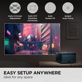 ViewSonic LX60HD Portable Projector 1080p Full HD, Google TV, Wi-Fi, Bluetooth, Auto Focus, Blue, Carrying Case Bundle ViewSonic