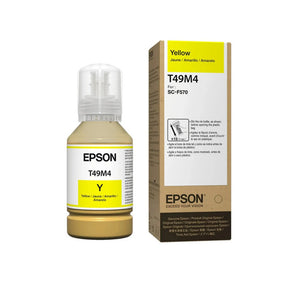 Epson T49M Yellow Sublimation Ink Bottle – 140mL Genuine Epson Ink for SureColor F170 & F570 Dye-Sublimation Printers Orinokia Tech