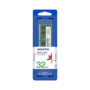 ADATA 32GB DDR4 3200MHz SO-DIMM | Laptop Memory Module | CL22 | 1.2V | 32GX8 High-Density RAM Upgrade