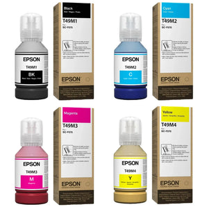 Epson T49M Yellow Sublimation Ink Bottle – 140mL Genuine Epson Ink for SureColor F170 & F570 Dye-Sublimation Printers Orinokia Tech