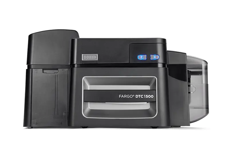 HID FARGO® DTC1500e ID Card Printer & Encoder – Dual-Sided, Fast Card Printing