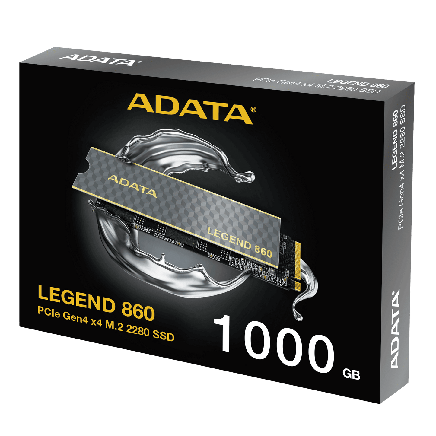ADATA LEGEND 860 1TB NVMe PCIe Gen4 M.2 2280 SSD – Up to 6000/4000 MB/s (SLEG-860-1000GCS)