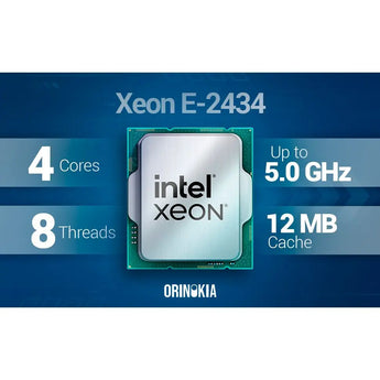 DELL PowerEdge T160 Server | Intel Xeon E-2434 (4 Cores, Up to 5.0 GHz) | 16GB DDR5 ECC RAM | 2TB HDD | iDRAC9 Express | Matrox G200eW Graphics | 300W PSU - Orinokia Tech
