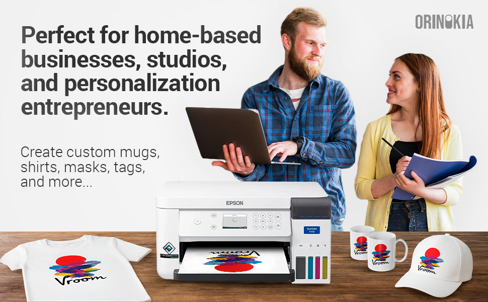 Epson SureColor F170 Sublimation Printer | Desktop 24-bit Color | Wi-Fi | USB | Precision Printing